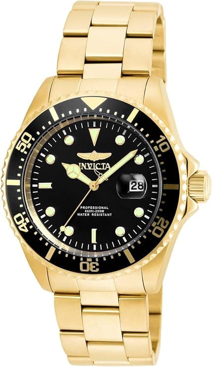 Invicta Pro Diver 22019 Quartz Dorado/Negro