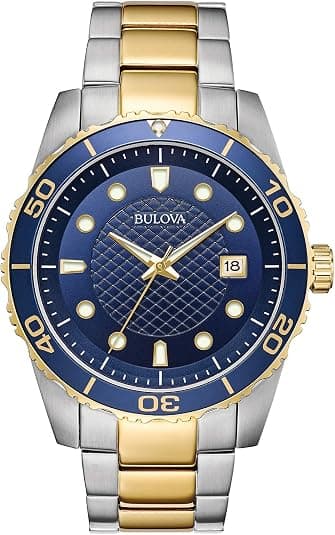 Bulova Classic 98A200 Azul/Dorado