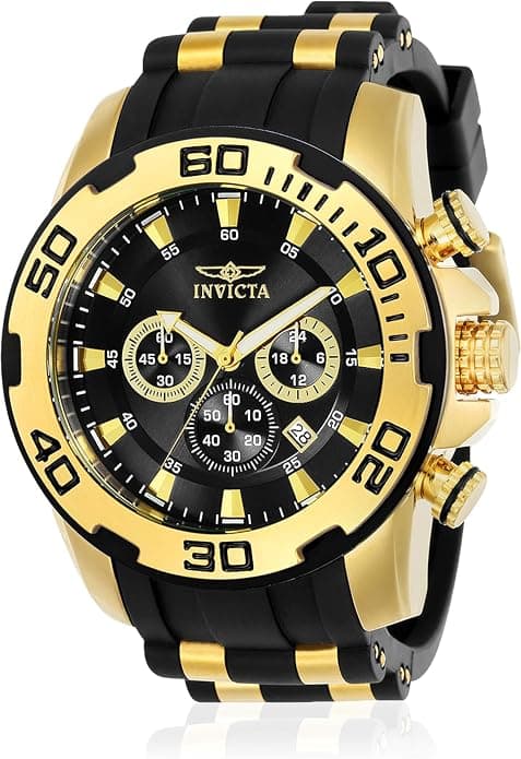 Invicta Pro Diver 22340 Quartz Negro/Dorado