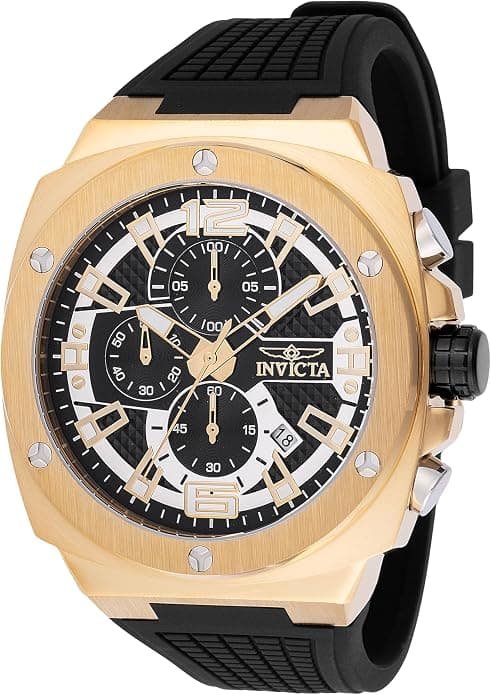 Invicta Racing 48166 Quartz Negro/Dorado